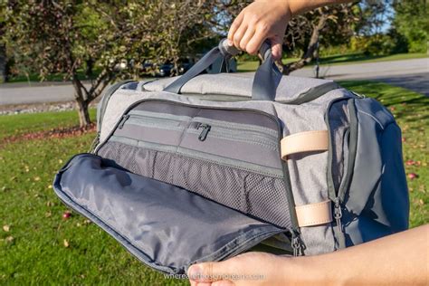 monarc settra duffel bag.